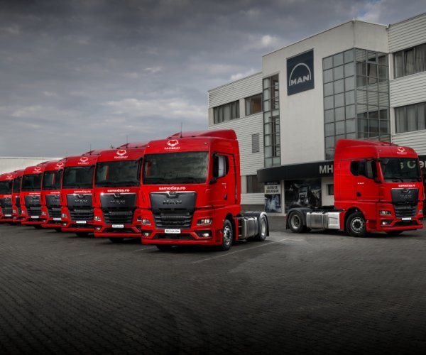 Compania de curierat Sameday integrează în flotă noua generație de camioane MAN